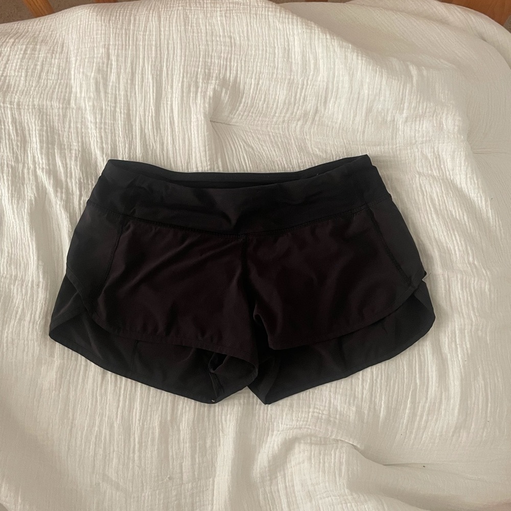 Lululemon speed up 2.5 shorts black